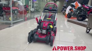 Складная газонокосилка бензиновая самоходная A-iPower AM48S. Краткий обзор.