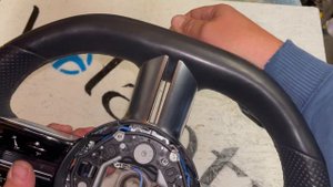 MERCEDES S class w223 2022 airbag steering wheel removal