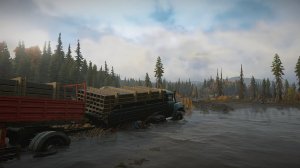 На ЗИЛ 130 по бездорожью везу металлические балки на буровую площадку ? ▶ симулятор SnowRunner