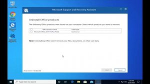 How to uninstall Office using Microsoft Support and Recovery Assistant