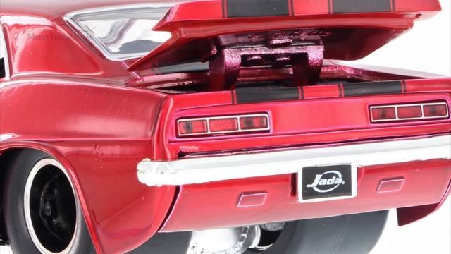 1969 Chevy Camaro, Red - JADA Toys 1/24 Scale смотреть онлайн