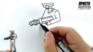 как нарисовать камеру мена учёного