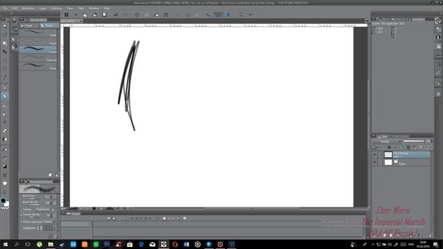 Clip Studio Paint PRO. Уроки пользования. Часть 1.1. Вступление, панель кистей смотреть онлайн