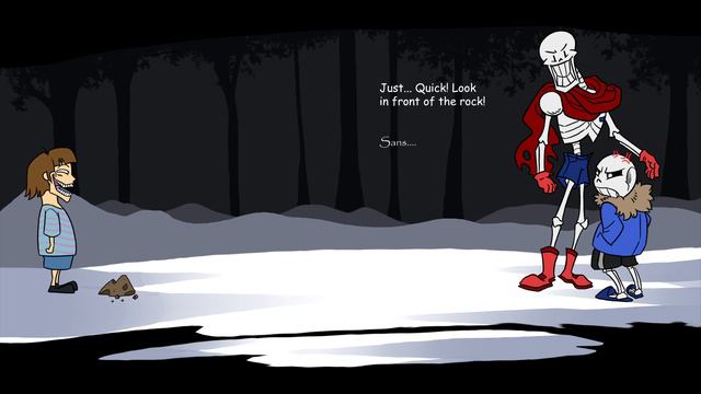 Behind the Rock - Undertale Comic Dub смотреть онлайн