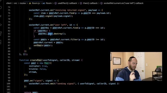 Handle User Disconnect in WebRTC Group Video Chat смотреть онлайн