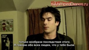 Ian Somerhalder talks Elena’s sire bond, Jeremy’s death, and Rebekah [Русские субтитры]