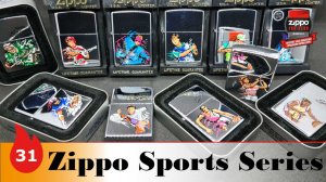 31: Серия Zippo Sports 1 - популярные виды спорта на зажигалках