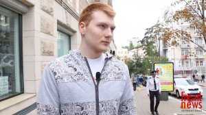 Опрос прохожих в Киеве ко Дню Независимости Украины