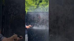 Очистка и покраска забора