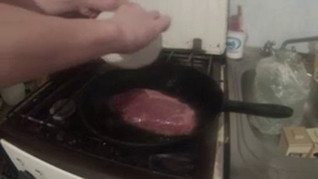 Стейк из мраморной говядины