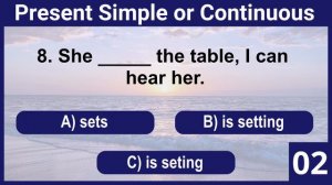 Present Simple or Present Continuous? | English Grammar Quiz 📝 | English Test and Exercise