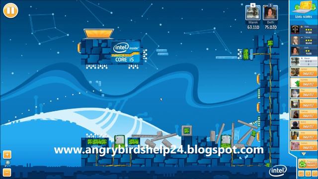 [11] Angry Birds Ultrabook Adventure - 2 birds - 3 stars смотреть онлайн