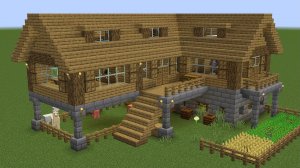 Майнкрафт - Как построить дом выживания 7. Minecraft