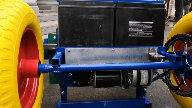 Электро Апилифт с электро приводом на колесо+электро подъемник. смотреть онлайн