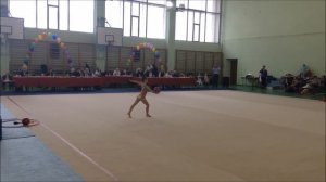 Художественная гимнастика Упражнение с мячом Rhytmic gymnastics