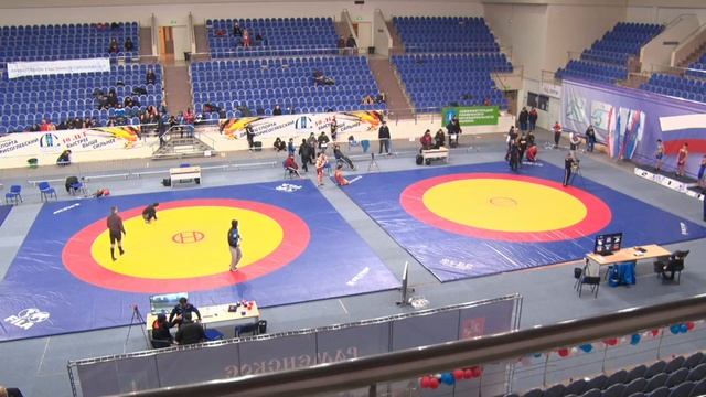 ?Всероссийские соревнования по вольной борьбе среди юношей - день 2 смотреть онлайн