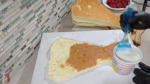 3D торт БУКЕТ часть1 СБОРКА торта БУКЕТ. ПОДРОБНО !!! BLUMENSTRAUß TORTE, Cake BOUQUET, bolo Buque