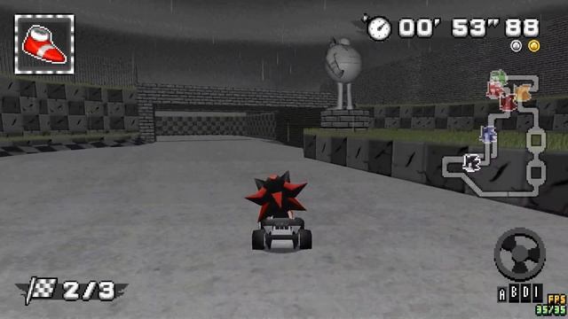 Sonic Robo Blast 2 Kart - Darkvile Garden Zone - Gold Medal (Shadow) - 1'32''82