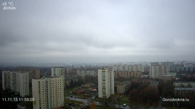 Панорама Москвы Таймплапс 151111 смотреть онлайн