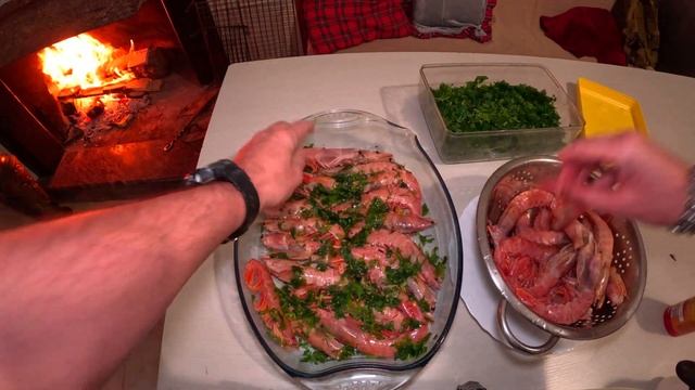 Аргентинские креветки. #рецепт от Biker VladA. #смакота в каміні смотреть онлайн