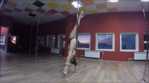 Exotic poledance Elena Sher