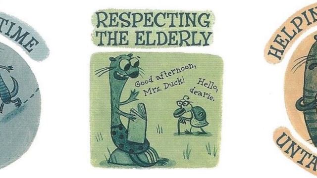 Do Unto Otters: A Book About Manners by Laurie Keller (Read by Richard Moeller) смотреть онлайн