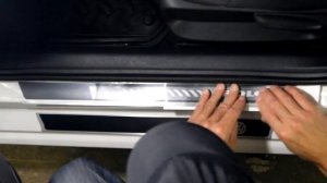 Наклейка на пороги для Volkswagen Polo (Поло)