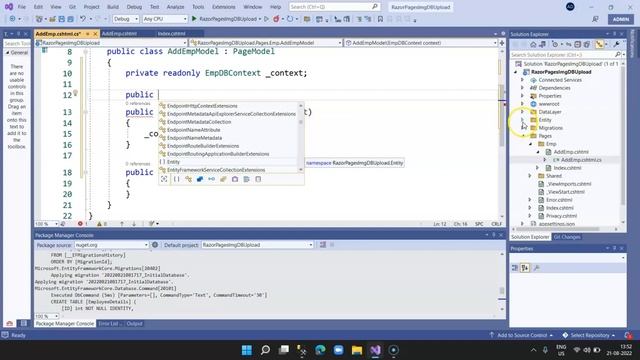 Razor Pages - How To Upload Images In MSSQL Database