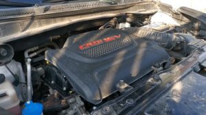 Неисправность опоры двигателя hyundai ix35 + ролик натяжителя звенит.