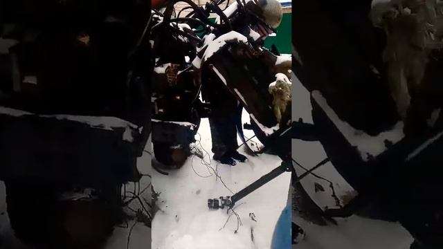 Трактор МТЗ сломали пополам!!!