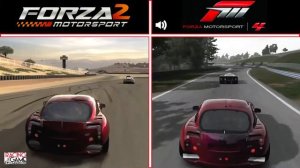 Forza Motorsport 2 vs Forza Motorsport 4 - TVR Sagaris Graphics & Sound Comparison