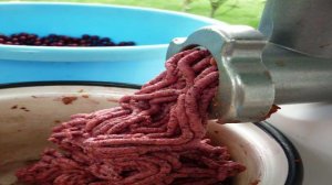 Варенье из черемухи через мясорубку