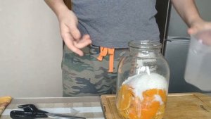 Домашний апельсиновый компот на зиму. Очень простой рецепт.