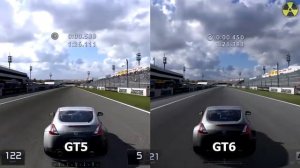 Gran Turismo 5 vs. Gran Turismo 6 (COMPARISON) - Nissans @ Grand Valley East Reverse - HD