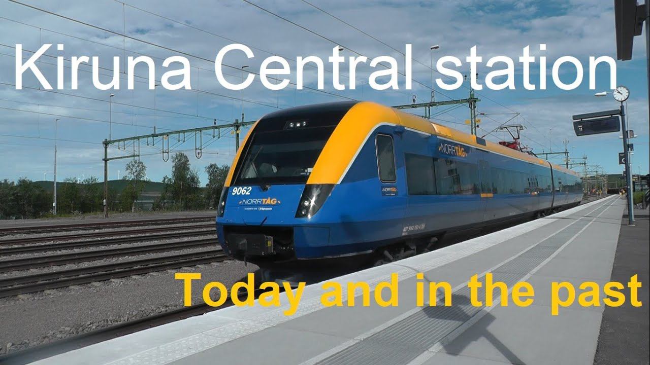 [Eng sub] Kiruna Central station  today and in the past / Ищем вокзал в Кируне / Sweden Malmbanan