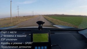Замер разгона 0-100 км/час Toyota RAV4 2.5 Hybrid