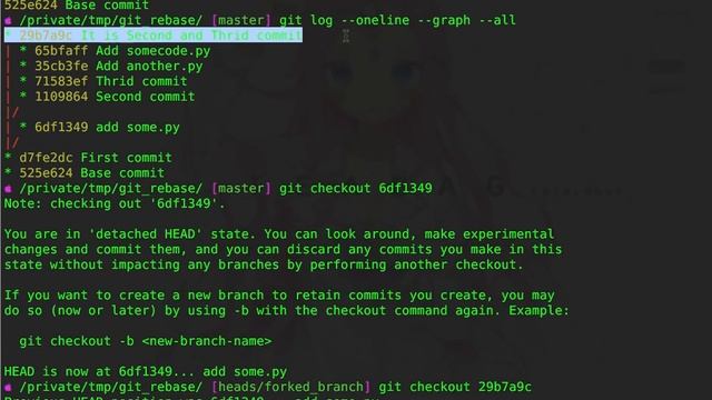 git rebase & git + grep 應用 смотреть онлайн