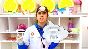 Настя Артём и Мия собираются показать как важно чистить зубы