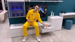 Стильная тумба под телевизор в скандинавском стиле! Обзор напольной тумбочки БВ183 от Эльба Мебель.