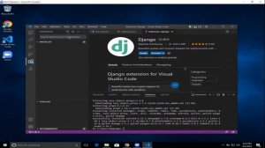 Initial Setup Up Django on Visual Studio Code