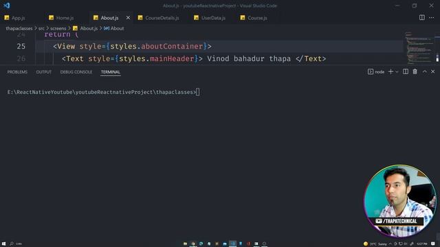 React Native Online Education App Final Touch with GitHub for Free Source Code #11