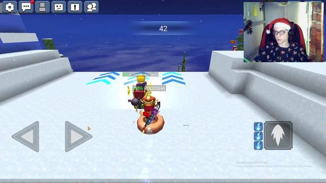 НОВЫЕ КРУТЫЕ ГОНКИ НА САНКАХ В BLOCKMAN GO! Обзор на обновление лобби бед варса!