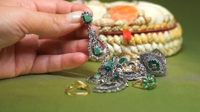 Мои серебренные украшения с зелёными камнями. Малахит, изумруд, хризопраз и другие серьги и кольца.