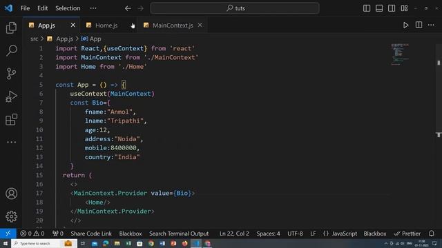 React JS Tutorial - Basic to Advance ? How to Use the React Context API in Your Projects | ReactJS