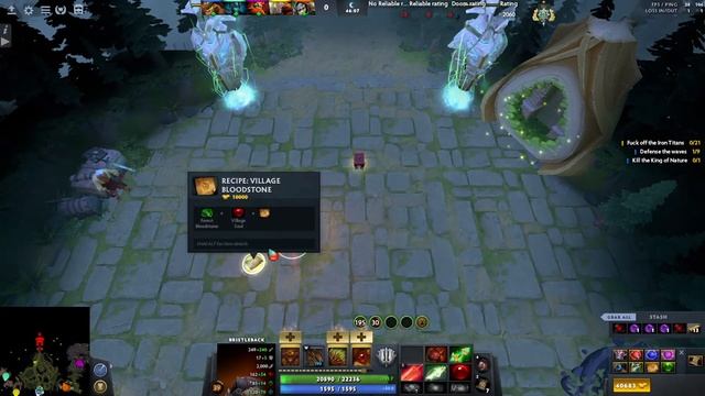 Bristleback magic damage mid in Random Defense Adventure смотреть онлайн