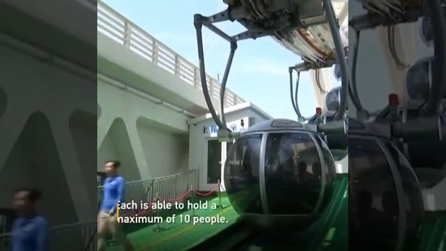 The world's biggest shaftless Ferris wheel in Weifang city, east China's Shandong Province. смотреть онлайн