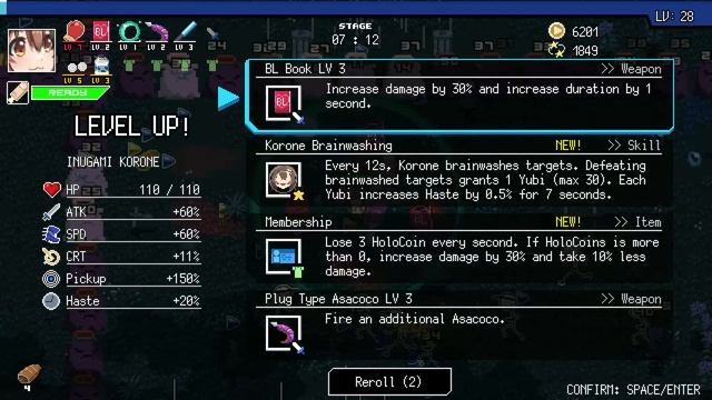 Inugami Korone Punches And Fingers Fans On Hard Grassy Plains in HoloCure Update