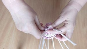 Плетение из газет Колокольчик поделки из бумаги weaving newspapers periódicos de tejer