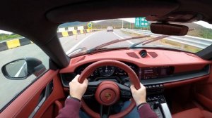 2019 Porsche 911 Carrera 4S 0-323KM/H ACCELERATİON Autobahn POV Test Drive