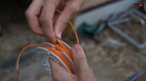 STIHL Motorsense. Supercut 40-2 Faden einlegen
